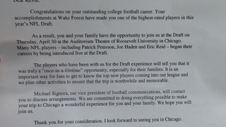 Did You Get Your NFL Draft Invite Yet?